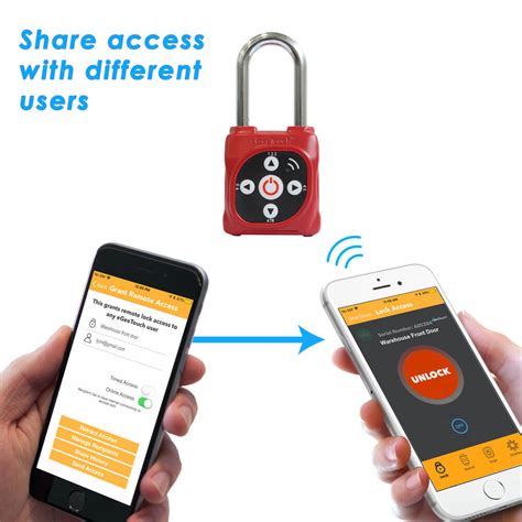 Smart Lockout Tagout Padlock (LOTO) .
